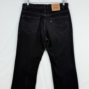 Vintage Levis Jeans Mens 36x32 Black 517 Bootcut Orange Tab Denim Pants Western
